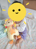 奕思瑞婴儿安抚玩偶陪睡可入口阿贝贝睡觉防惊跳宝宝安抚巾牙胶哄睡神器 实拍图