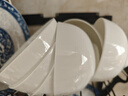 京东京造 碗盘餐具整套 碗具套装乔迁之喜陶瓷 纯白骨瓷 饭碗4.5英寸*6 实拍图