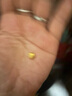 实时金 【足金9999】足金金豆水贝黄金小金豆子送女友礼物投资收藏金 金豆豆*1颗（足金999.9） 2克/颗 实拍图