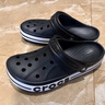 卡骆驰（CROCS）贝雅卡骆班洞洞鞋轻便耐磨一脚蹬休闲鞋女鞋时尚沙滩鞋|205089 深蓝/辣椒红-4CC 40 (250mm) 实拍图
