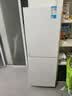 美的（Midea）181L+/双开门灰/白双色冰箱节能耐用出租房可冷藏冷冻两用小巧省空间小户型不占地低家用宿舍冰箱 【一级能效】MR-181L+ 极地白 实拍图