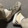 VANS范斯官方 经典款Slip-On经典一脚蹬男女鞋帆布鞋VN000EYEBWW 黑白棋盘格 44 实拍图