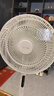 美的（Midea）【幸运草安睡1S】一级能效直流变频声控电风扇家用遥控卧室静音落地扇台式桌面抗菌大风力转页扇 实拍图