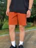 迪桑特（DESCENTE）TRAINING系列男士冷感纱线抗菌透气梭织短裤 DO-深橘色 L (175/84A) 实拍图