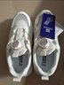 回力（Warrior）儿童跑步鞋透气网面凉鞋旋钮扣夏季小白鞋 WZ(CL)-0679-1 白色 34 实拍图