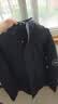 阿迪达斯25年冬款黑色派克羽绒服  商务通勤600蓬男士休闲羽绒连帽夹克 实拍图
