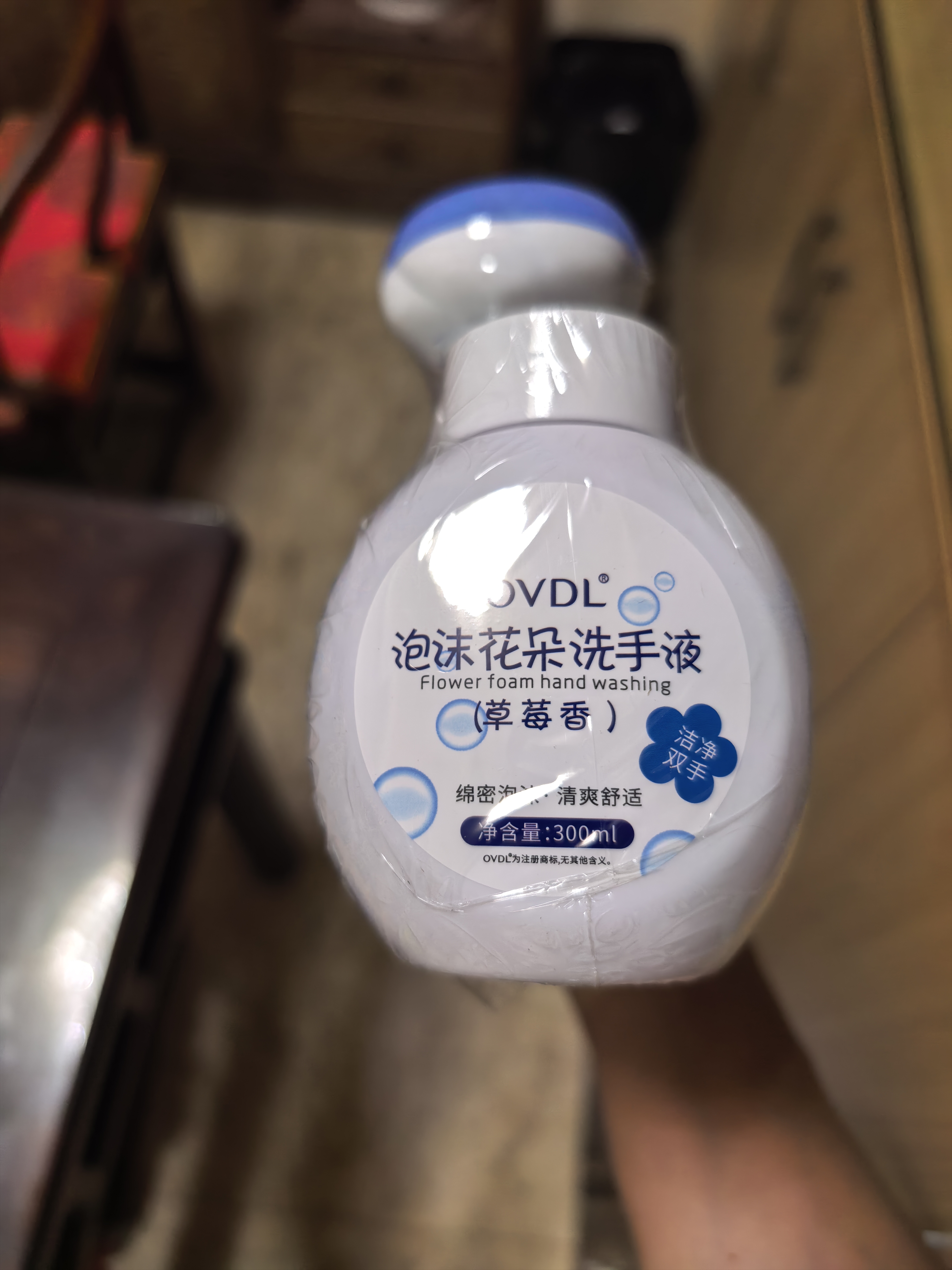 OVDL泡沫花朵洗手液300ml*3瓶 花瓣形泡沫慕斯温和洁净易冲洗家用通用 实拍图