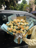 领香520情人节鲜花速递香槟玫瑰花束送女友老婆生日礼物全国同城配送 33朵香槟玫瑰花束—女神款 实拍图