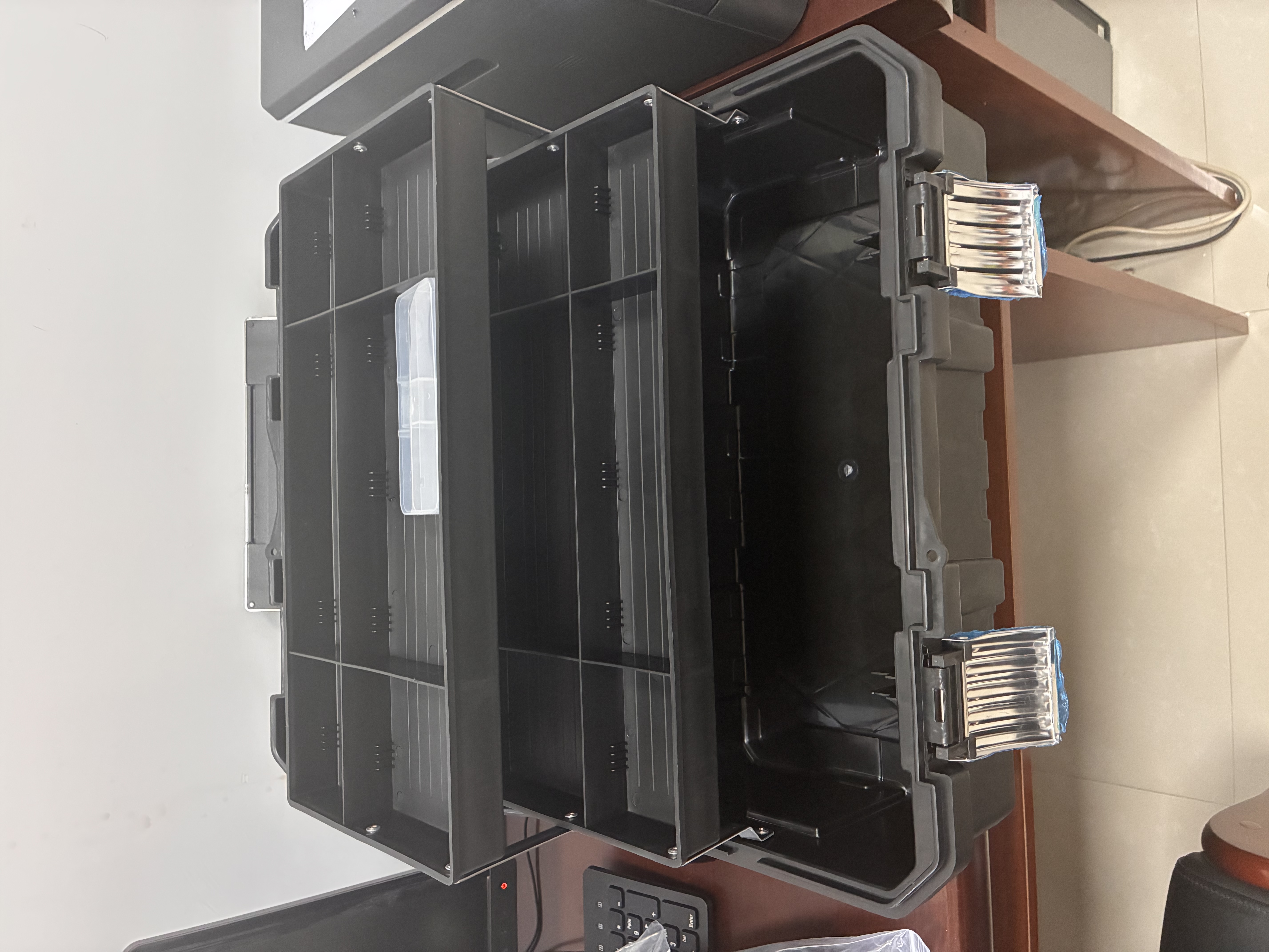德力西工具箱工业级家用套装多功能五金美术盒电工多层折叠收纳箱 实拍图