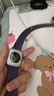 Apple/苹果 Watch S11 智能手表GPS+蜂窝款46毫米银色铝金属表壳雾紫色运动型表带M/L MFDL4CH/B情人节 实拍图