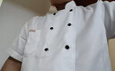 保罗岚芝薄款厨师工作服夏季冰丝全身透气网短袖速干餐饮酒店厨房男士工衣 实拍图