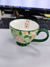 网易严选 田园手绘系列 麦片杯马克杯早餐碗 陶瓷水杯子茶杯咖啡燕麦 夏花兔-400ml 实拍图