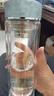 苏泊尔（SUPOR）纯钛茶漏双层玻璃杯茶水分离泡有钛茶杯男女士礼品杯 生日礼物 实拍图
