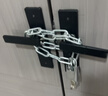 百舸 链条锁【京仓速达1米含锁】加粗防盗铁链子  防剪多功能自行车电瓶车摩托车三轮车锁 含加强包梁挂锁 实拍图