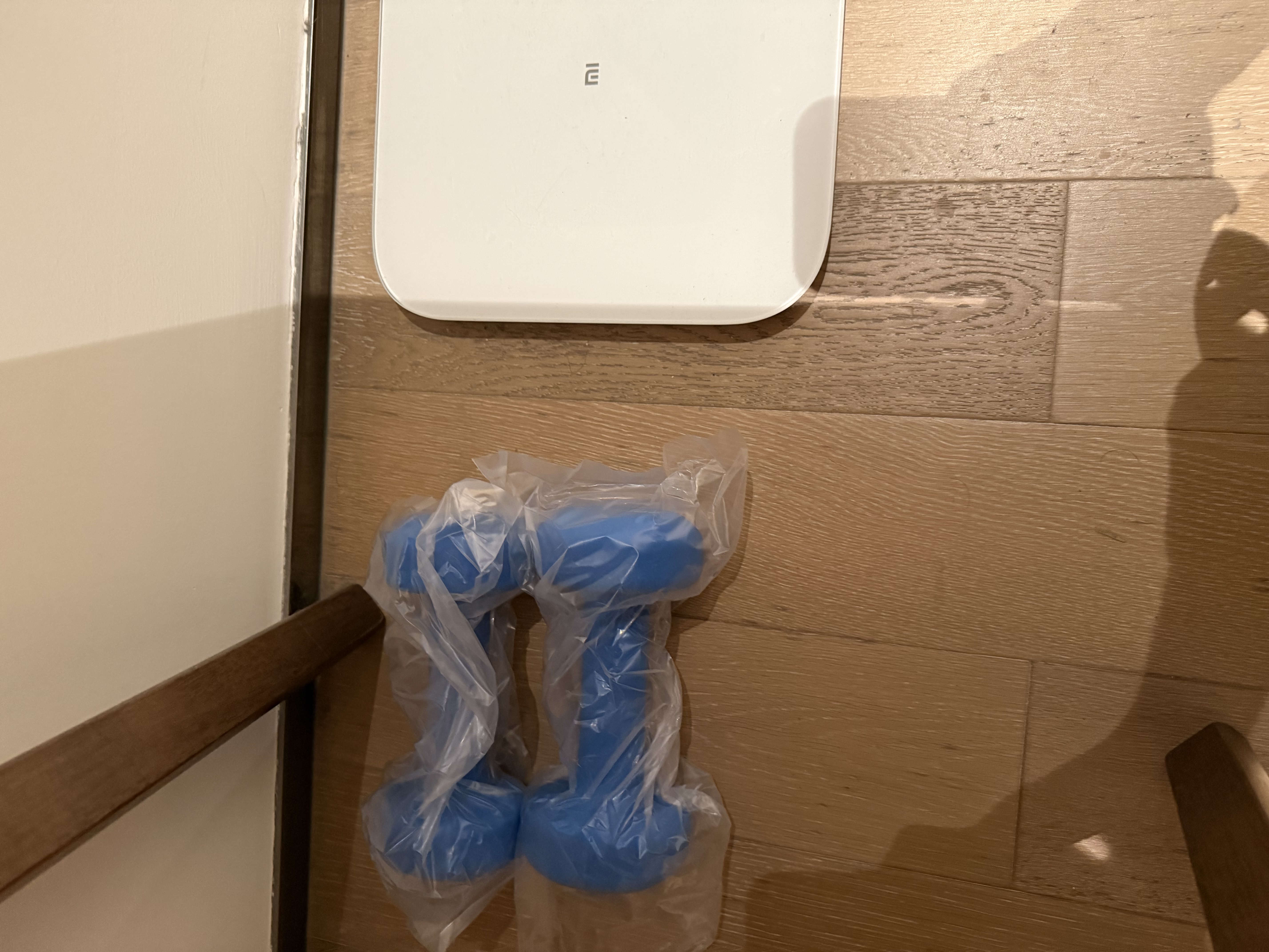 PROIRON普力艾 浸塑磨砂哑铃男女士家用哑铃健身哑铃套装亚铃 8磅*2 实拍图