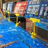 DSB迪士比黄色拇指夹爆炸贴夹子标夹价格牌菜品水果POP广告夹双头夹商品标价夹17*9cm 10个 AC-161 实拍图
