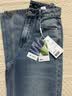 森马（Semir）森柔|牛仔裤女春季含莱赛尔做旧长裤舒适基础阔腿裤103125124001A 实拍图