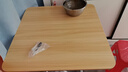 飞旺藤达折叠桌餐桌小户型家用客厅吃饭桌子户外摆摊桌子出租房便携小方桌 胡桃木【70*70*72】 实拍图
