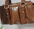 CHARLES&KEITH[折扣]褶皱包挂手提小方包波士顿包生日礼物送女友CK2-30671820 Chocolate巧克力色 S 实拍图