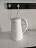 美的（Midea）【价保618】电热水壶烧水壶1.7L304不锈钢0涂层双层隔热自动断电1500W养生冲奶 MK-SH17M130 实拍图