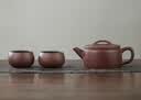 京东京造 宜兴紫砂壶 手工茶壶【原矿紫泥】煮泡茶具汉瓦壶套装 220ml礼盒 实拍图