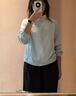 蕉下（beneunder）防晒衣女防紫外线外套速干宽松立领休闲户外AL002初云蓝M 实拍图