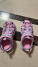 Skechers斯凯奇夏季童鞋女童凉鞋包头护脚透气魔术贴沙滩鞋公主鞋302721L 实拍图
