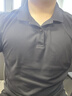京东京造夏季运动短袖男士t恤polo衫男跑步健身户外速干衣服 黑色红点款 L 实拍图