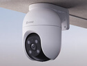 萤石 C8C 500万摄像头 无线WiFi 室外双云台360° 防水防尘监控 手机远程 人形检测 全彩夜视 实拍图