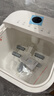 海尔（Haier）泡脚桶恒温加热全自动按摩足浴盆银离子抑菌洗脚盆仿真按摩泡脚盆足浴桶节日礼物礼品送男女朋友 【银离子抑菌/恒温变频】气泡冲浪款 实拍图