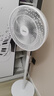 美的（Midea）【品质推荐】七叶轻音柔风电风扇/家用省电落地扇/台式电扇/广角摇头节能宿舍小型风扇 SAE35CA 实拍图