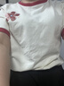 班尼路（Baleno）短袖T恤女2026年夏季新款撞色宽松纯棉休闲可爱舒适校园风上衣 实拍图