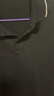 杰克·琼斯（JACK&JONES）26年新款polo衫男士夏季撞色翻领商务休闲刺绣logo短袖T恤男装 黑色E40 2XL 190 实拍图