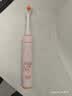 马博士儿童电动牙刷3-6-12岁声波震动儿童礼物女宝宝粉色+4刷头 实拍图
