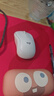 罗技（Logitech）M221 轻音鼠标 无线鼠标 办公鼠标 对称鼠标 带无线微型接收器 米白色 实拍图