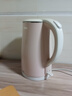 美的（Midea）【价保618】电热水壶烧水壶养生双层防烫0涂层食品级304不锈钢1500W快速沸腾1.7L大容量 HJ1705 实拍图