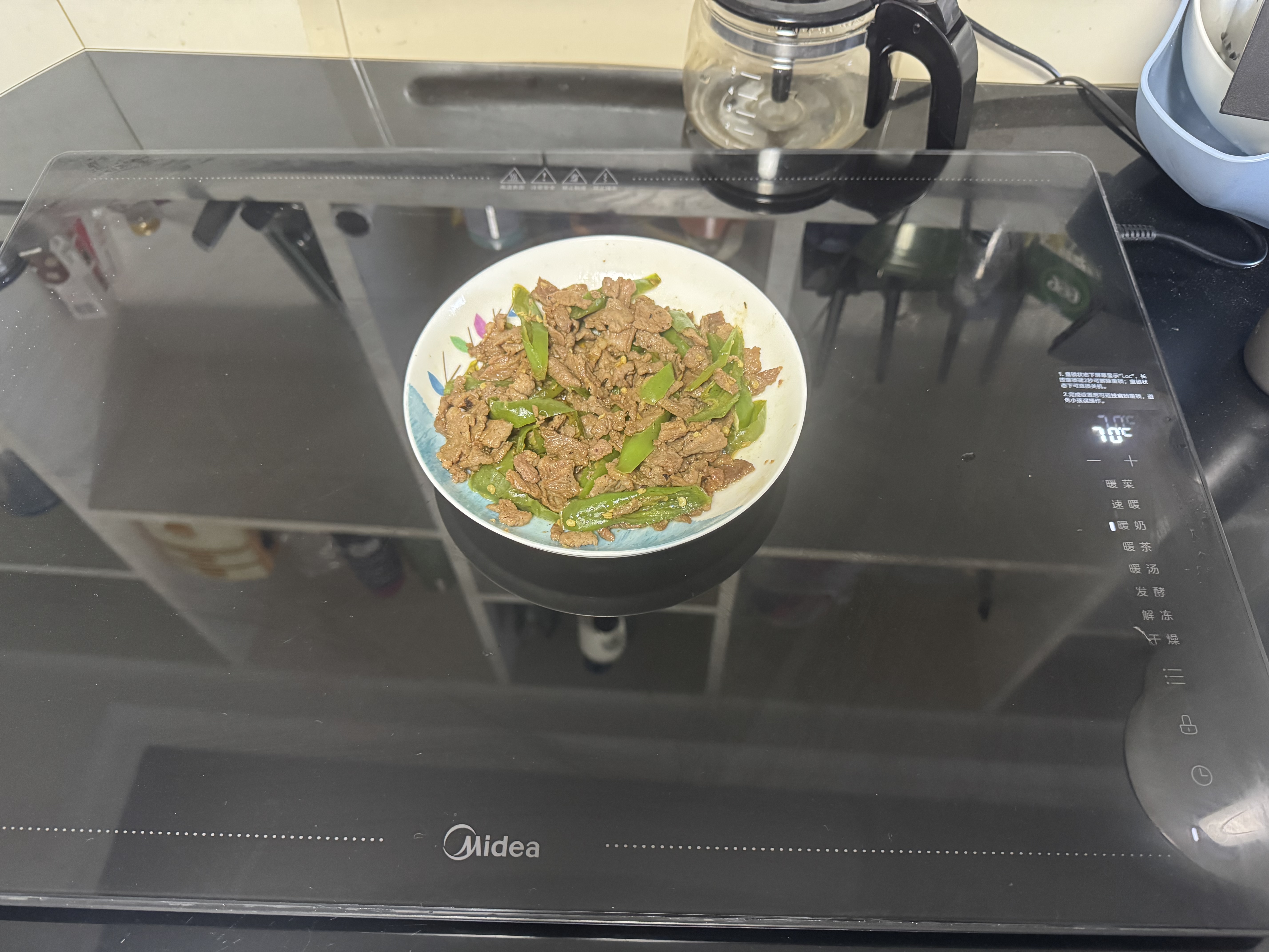 美的（Midea）饭菜保温板热菜板家用多功能恒温加热器暖菜保温桌垫暖菜板 【25年升级石墨烯】40-140℃调温丨F1Pro 实拍图