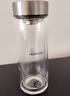 希诺双层玻璃杯男家用商务办公泡茶杯子过滤车载水杯XN-9302 345mL 实拍图