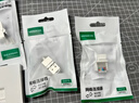 绿联六类千兆网络模块 CAT6网络信息面板 RJ45电脑网线插座连接头直通头 5个装80179 实拍图