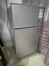 奥克斯小冰箱家用小型迷你冷藏冷冻两用出租房宿舍用节能省电寝室办公室电冰箱 【净化去味】126银色【高效保鲜 铜管速冷】22L 实拍图