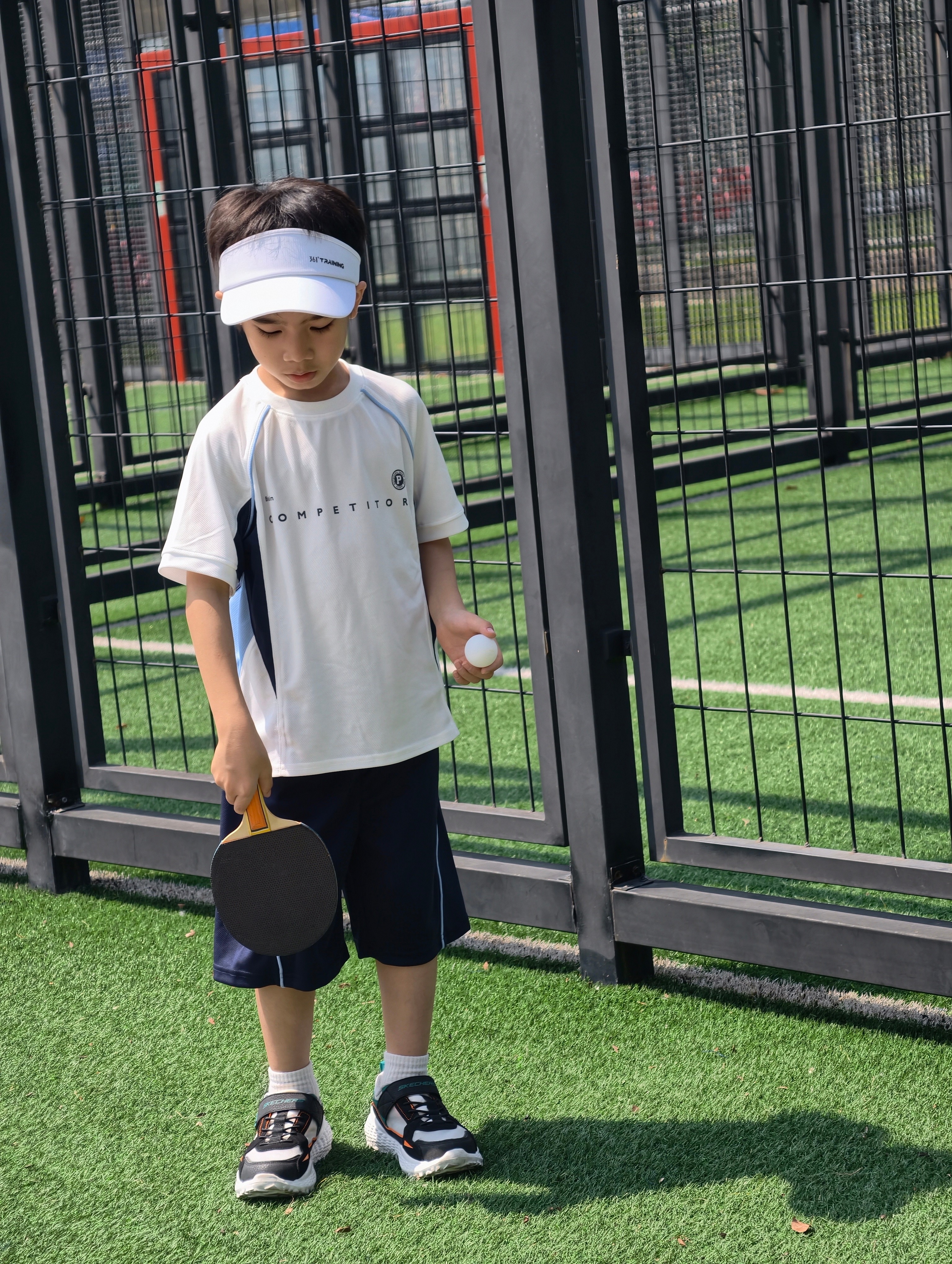 左西童装男童夏套装2026新款夏季儿童速干运动服A类短袖T恤两件套 白色 【A类面料 婴儿般呵护】 130 cm 实拍图