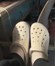 卡骆驰（CROCS）贝雅卡骆班洞洞鞋轻便耐磨一脚蹬休闲鞋女鞋时尚沙滩鞋|205089 冬日白/彩色-1LI 44 (280mm) 实拍图