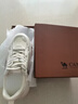 骆驼（CAMEL）老爹鞋女潮酷网布皮面拼接双系带厚底休闲鞋 L24S283079 米白 35 实拍图