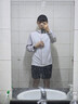 迪卡侬防晒衣男户外跑步衣速干防风帽衫白L4826171 实拍图