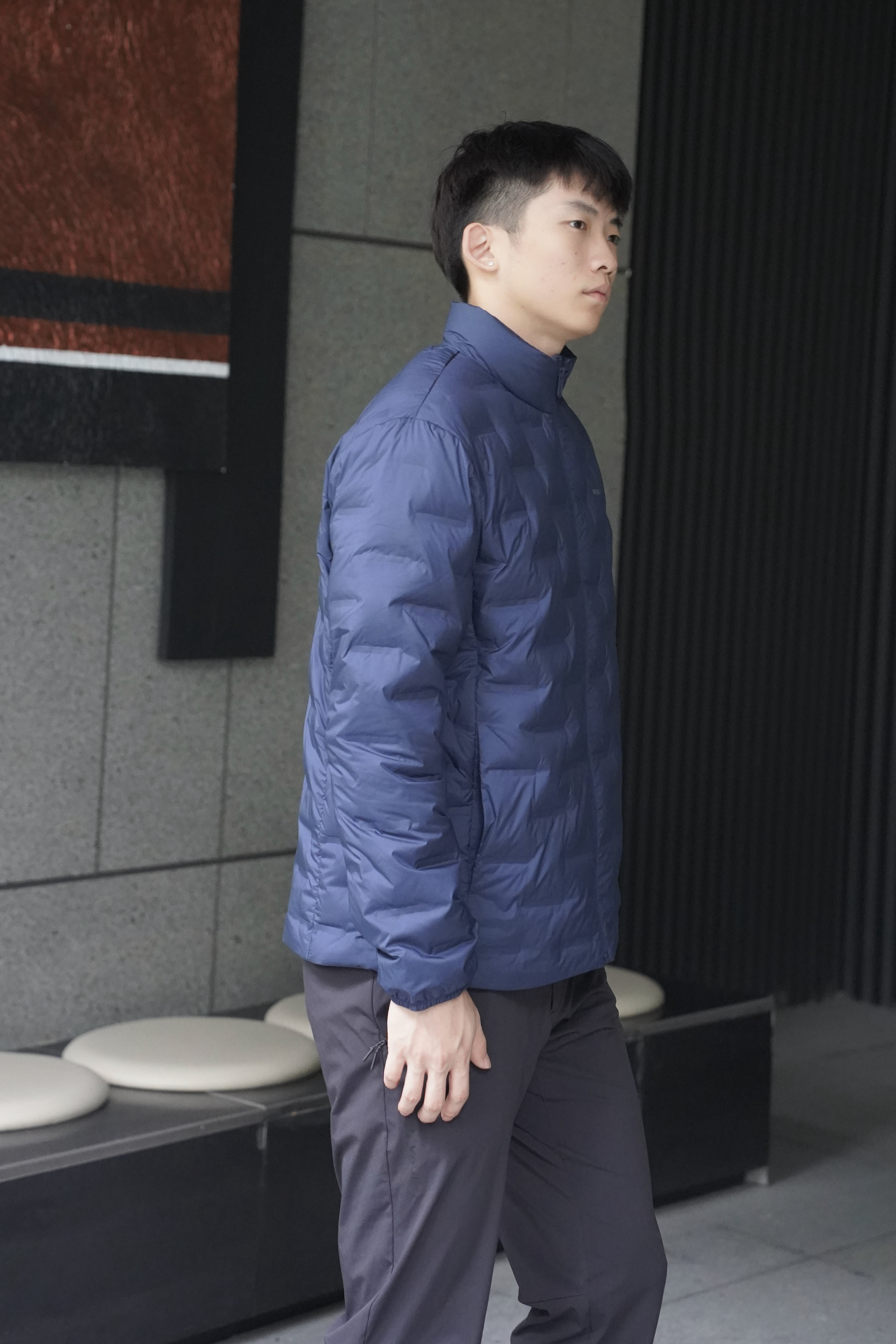 波司登26秋90立领户外羽绒防风保暖短款男轻暖鹅绒外套B260135033 实拍图
