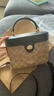 蔻驰（COACH）【品牌直供】奢侈品女包KAY盒子包斜挎包棕CBQ35 生日礼物送女友 实拍图