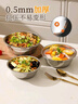 美厨（MAXCOOK）316L不锈钢汤盆汤碗14cm 加厚加宽加深 可用电磁炉 MCWA1601 实拍图