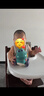 Nuskin餐椅儿童成长椅宝宝吃饭座椅学习椅婴儿进口榉木椅子六件套 核桃棕餐椅+棕色围栏+白餐盘+坐垫+安全带+防倒件 实拍图