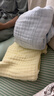 全棉时代 婴儿水洗纱布浴巾 儿童纯棉洗澡用品 奶黄色115*115cm 实拍图