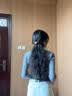 两世欢山茶花精致小抓夹后脑勺半扎发夹女2026新款夏季披肩发卡短发夹子 咖色花约4.5厘米 实拍图
